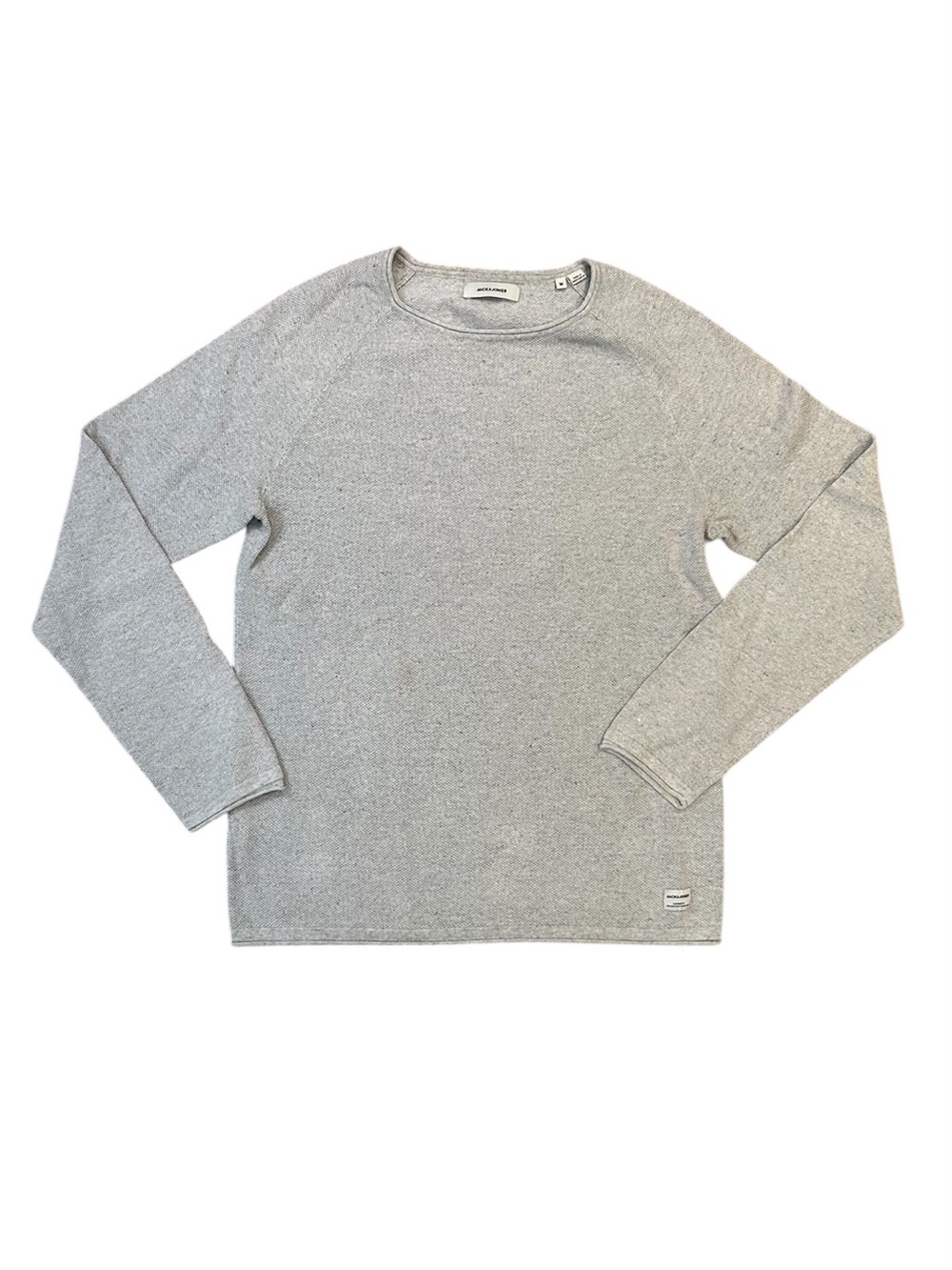 Light Gray Long-Sleeve Crewneck Shirt - Jack & Jones